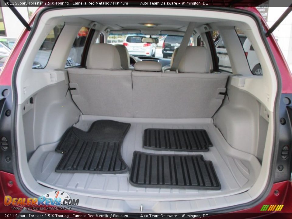 2011 Subaru Forester 2.5 X Touring Camelia Red Metallic / Platinum Photo #27
