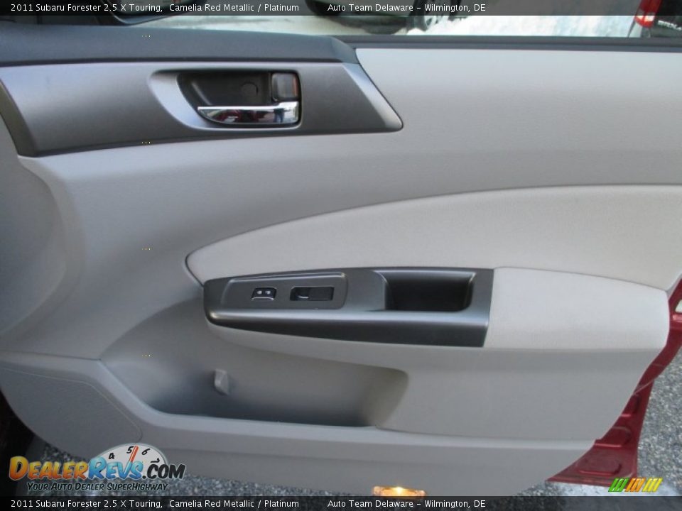 2011 Subaru Forester 2.5 X Touring Camelia Red Metallic / Platinum Photo #31