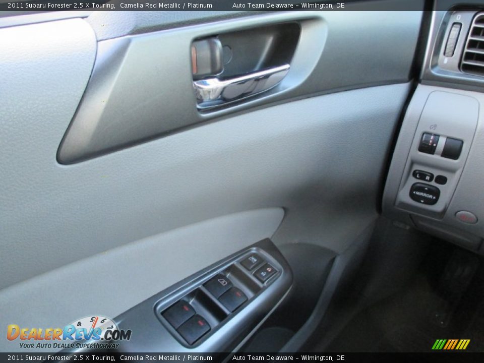 2011 Subaru Forester 2.5 X Touring Camelia Red Metallic / Platinum Photo #32