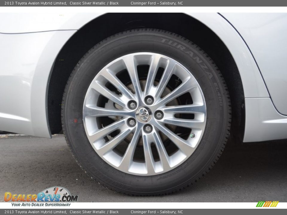 2013 Toyota Avalon Hybrid Limited Classic Silver Metallic / Black Photo #9