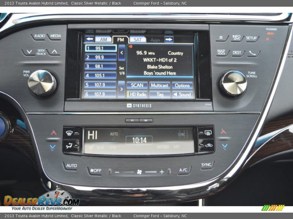 2013 Toyota Avalon Hybrid Limited Classic Silver Metallic / Black Photo #13
