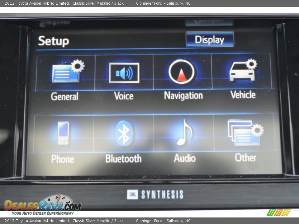 2013 Toyota Avalon Hybrid Limited Classic Silver Metallic / Black Photo #14