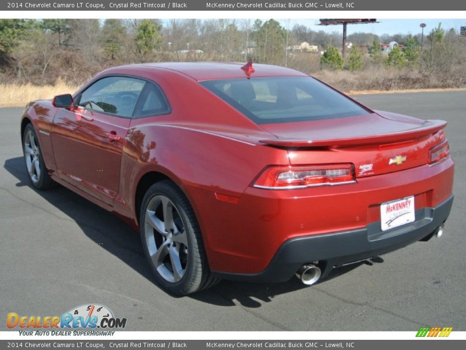 2014 Chevrolet Camaro LT Coupe Crystal Red Tintcoat / Black Photo #4