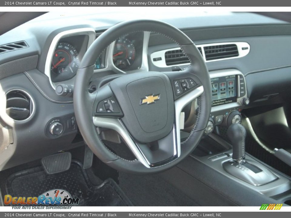 2014 Chevrolet Camaro LT Coupe Crystal Red Tintcoat / Black Photo #21