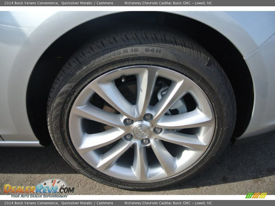 2014 Buick Verano Convenience Quicksilver Metallic / Cashmere Photo #20