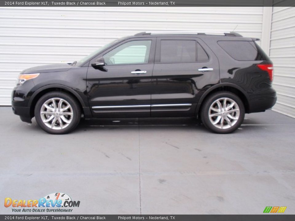2014 Ford Explorer XLT Tuxedo Black / Charcoal Black Photo #6