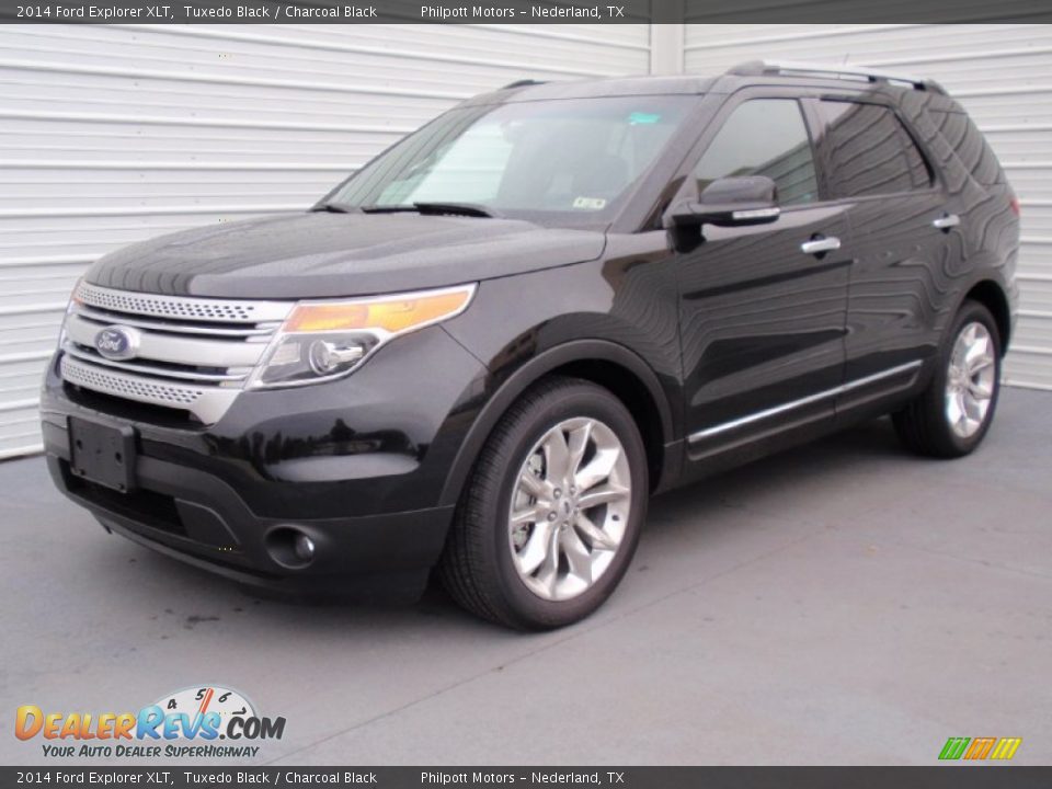 2014 Ford Explorer XLT Tuxedo Black / Charcoal Black Photo #7
