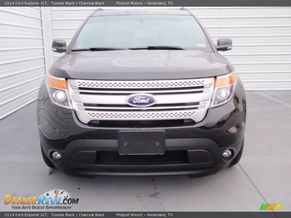 2014 Ford Explorer XLT Tuxedo Black / Charcoal Black Photo #8