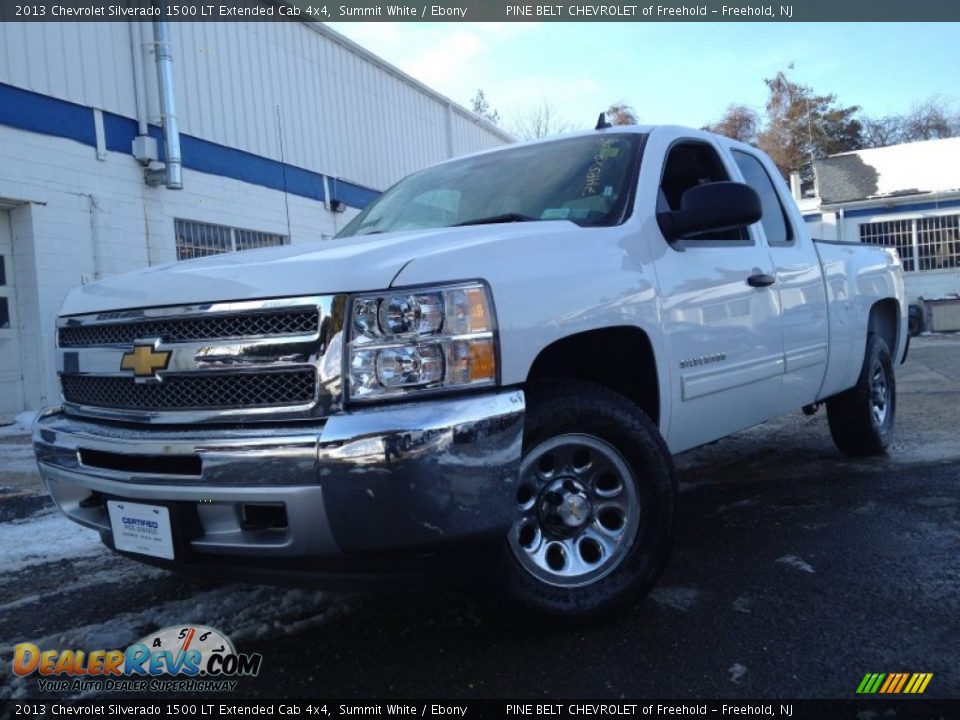 2013 Chevrolet Silverado 1500 LT Extended Cab 4x4 Summit White / Ebony Photo #1
