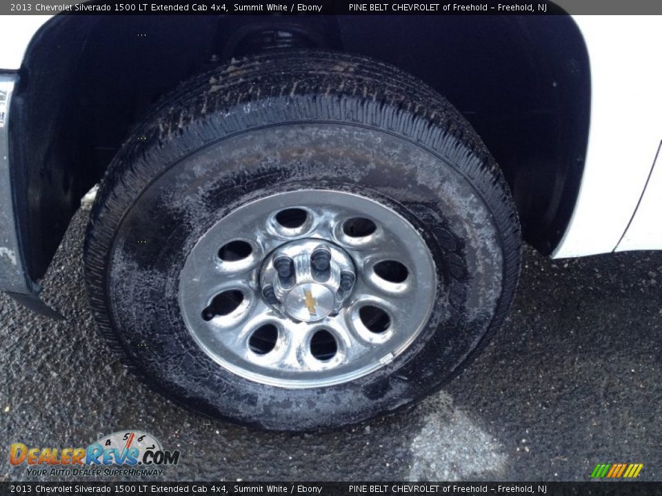 2013 Chevrolet Silverado 1500 LT Extended Cab 4x4 Summit White / Ebony Photo #3
