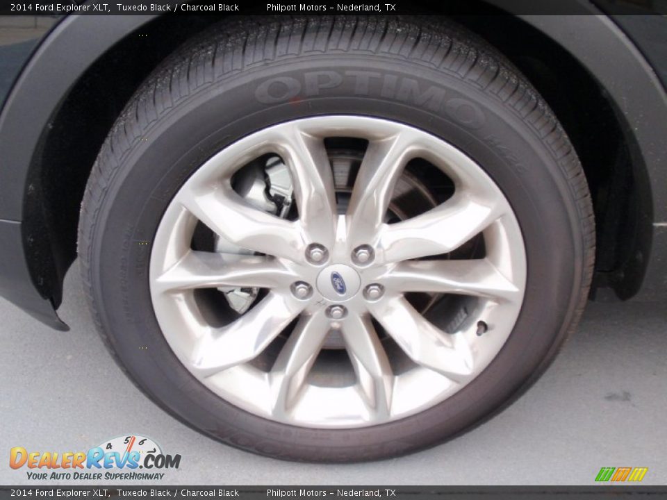 2014 Ford Explorer XLT Tuxedo Black / Charcoal Black Photo #12