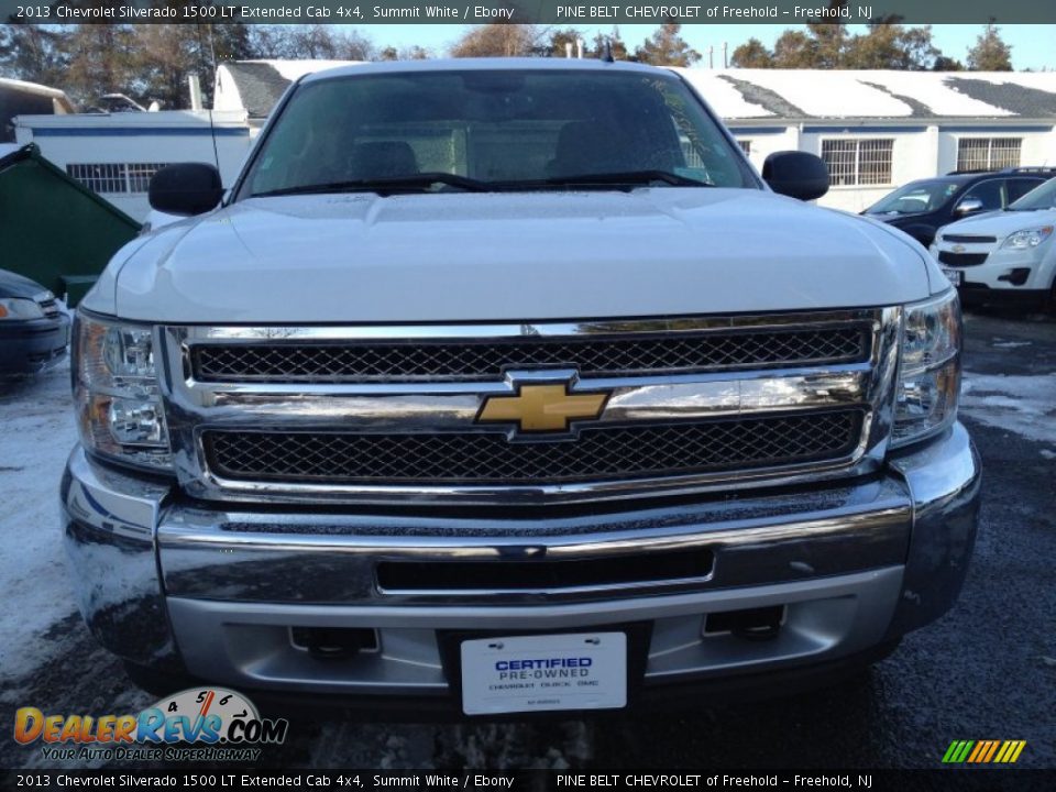 2013 Chevrolet Silverado 1500 LT Extended Cab 4x4 Summit White / Ebony Photo #4