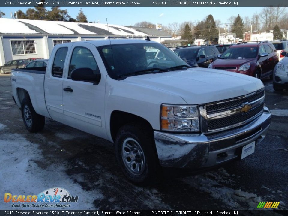 2013 Chevrolet Silverado 1500 LT Extended Cab 4x4 Summit White / Ebony Photo #5