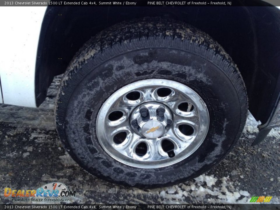 2013 Chevrolet Silverado 1500 LT Extended Cab 4x4 Summit White / Ebony Photo #6