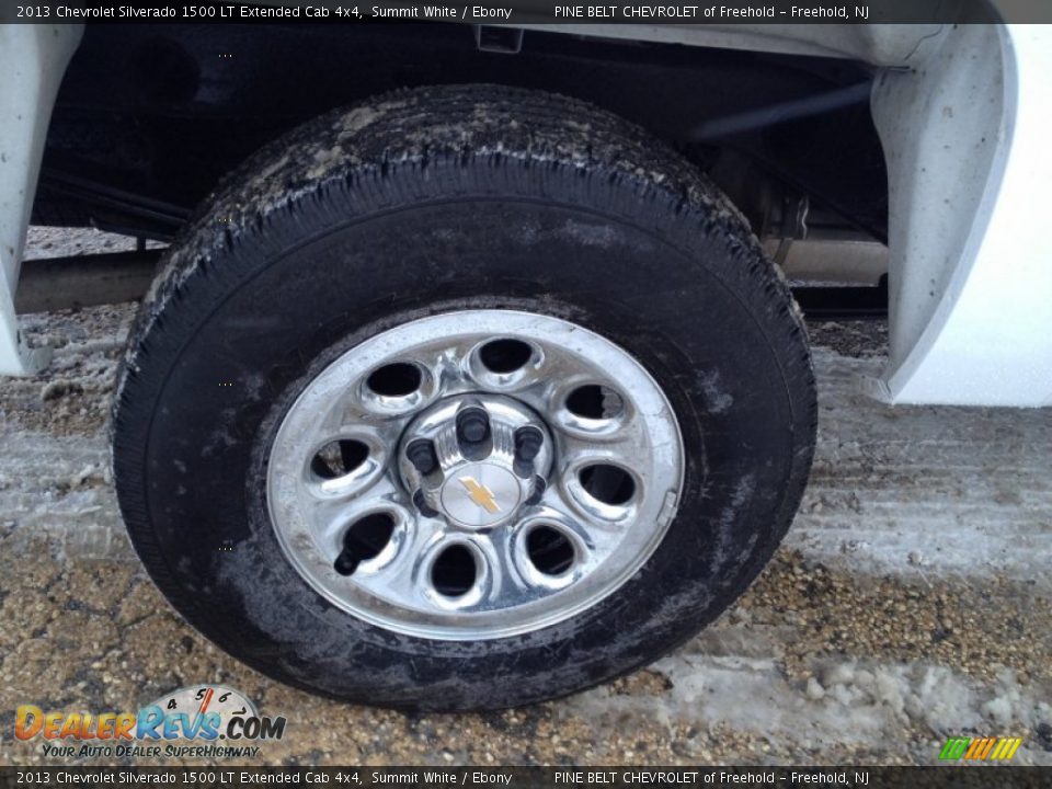 2013 Chevrolet Silverado 1500 LT Extended Cab 4x4 Summit White / Ebony Photo #7