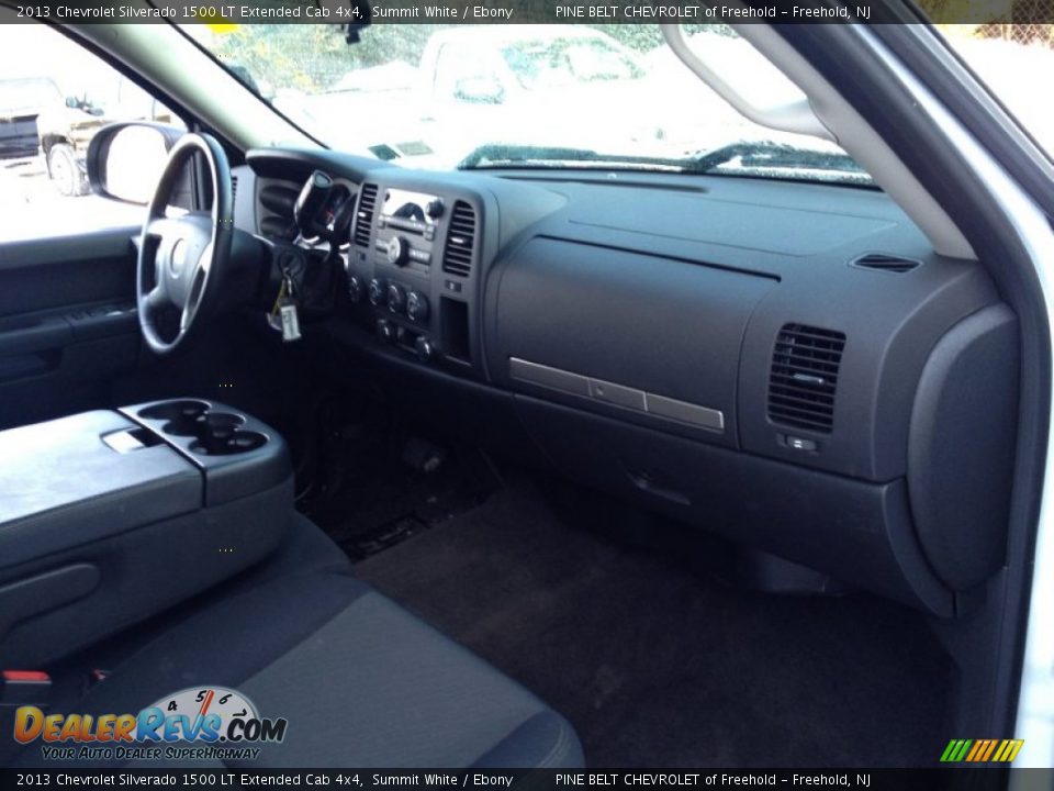 2013 Chevrolet Silverado 1500 LT Extended Cab 4x4 Summit White / Ebony Photo #10