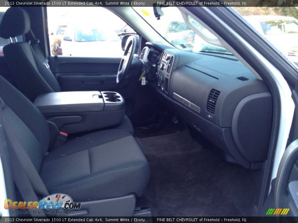 2013 Chevrolet Silverado 1500 LT Extended Cab 4x4 Summit White / Ebony Photo #11