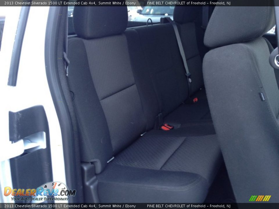 2013 Chevrolet Silverado 1500 LT Extended Cab 4x4 Summit White / Ebony Photo #12