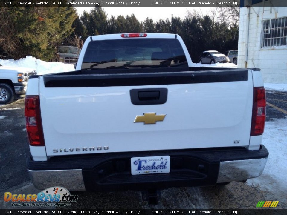 2013 Chevrolet Silverado 1500 LT Extended Cab 4x4 Summit White / Ebony Photo #14