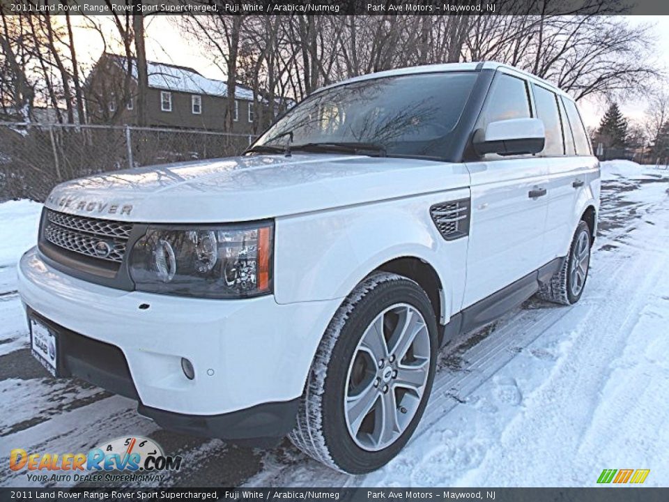2011 Land Rover Range Rover Sport Supercharged Fuji White / Arabica/Nutmeg Photo #1