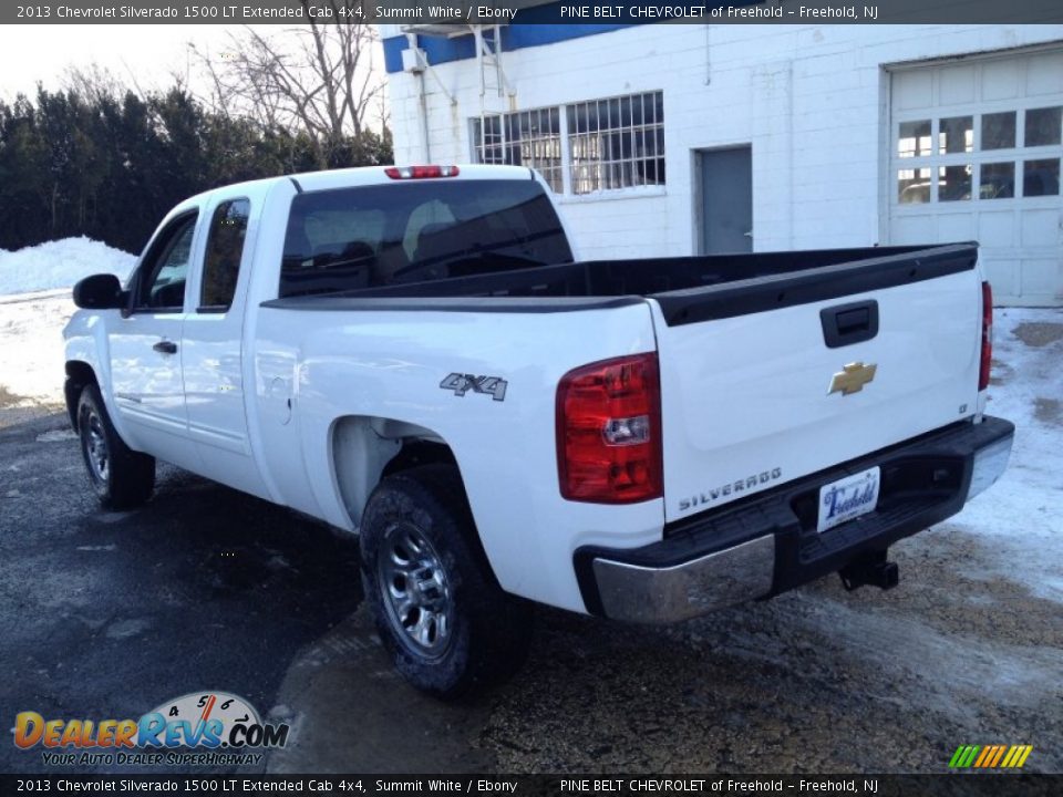 2013 Chevrolet Silverado 1500 LT Extended Cab 4x4 Summit White / Ebony Photo #16