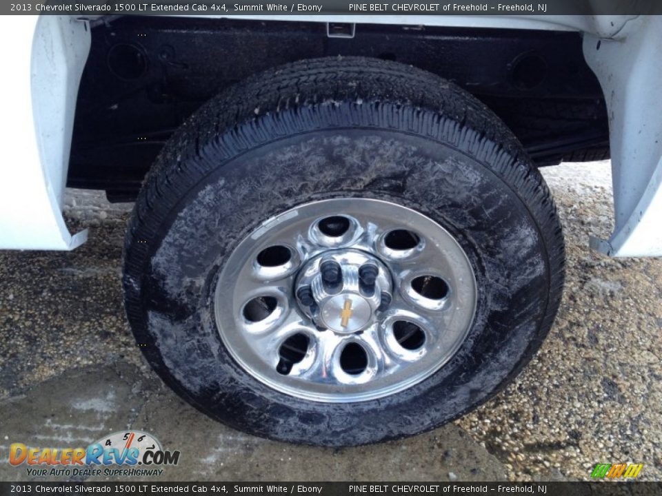 2013 Chevrolet Silverado 1500 LT Extended Cab 4x4 Summit White / Ebony Photo #17