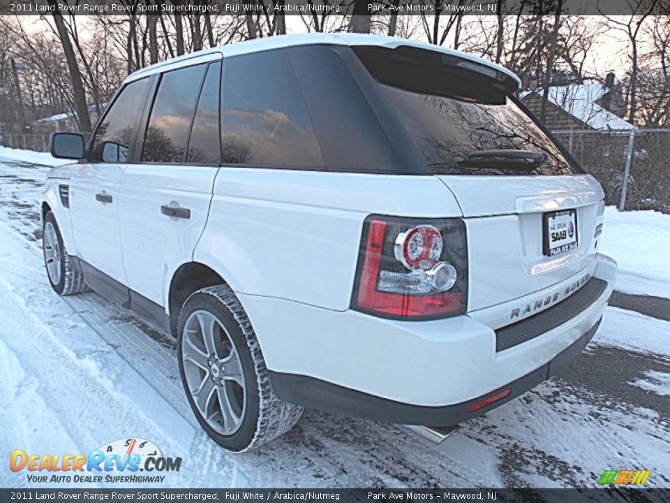 2011 Land Rover Range Rover Sport Supercharged Fuji White / Arabica/Nutmeg Photo #3