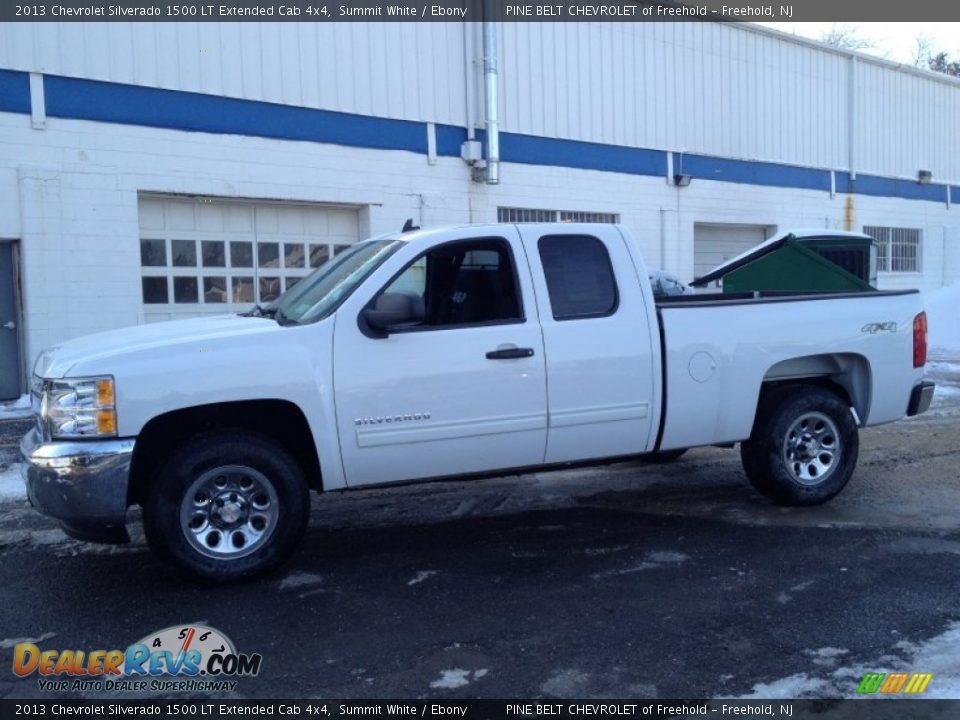 2013 Chevrolet Silverado 1500 LT Extended Cab 4x4 Summit White / Ebony Photo #18