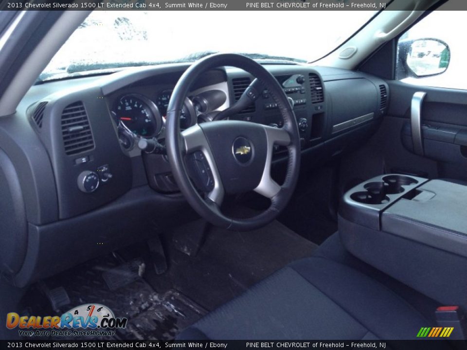 2013 Chevrolet Silverado 1500 LT Extended Cab 4x4 Summit White / Ebony Photo #21