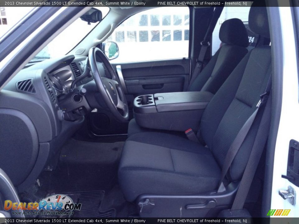 2013 Chevrolet Silverado 1500 LT Extended Cab 4x4 Summit White / Ebony Photo #24