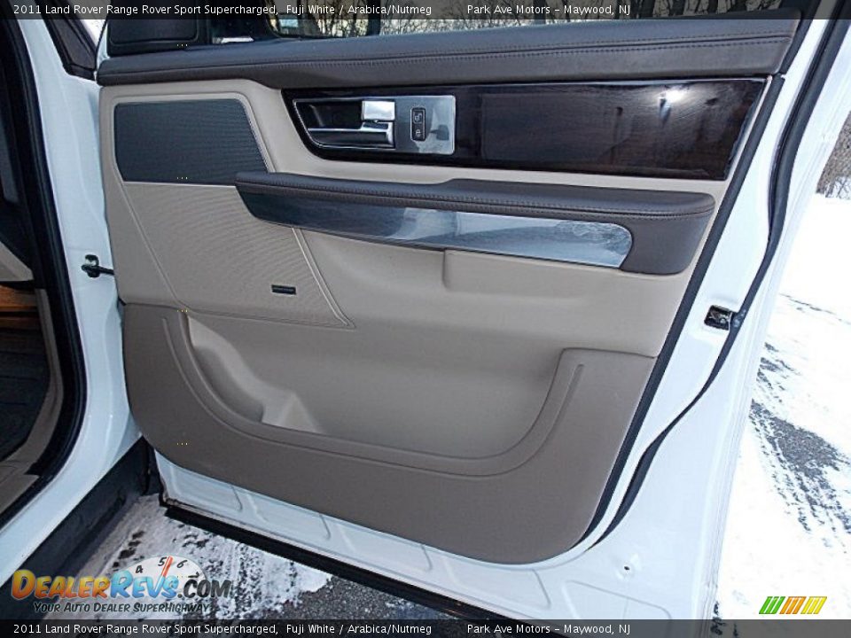 2011 Land Rover Range Rover Sport Supercharged Fuji White / Arabica/Nutmeg Photo #22