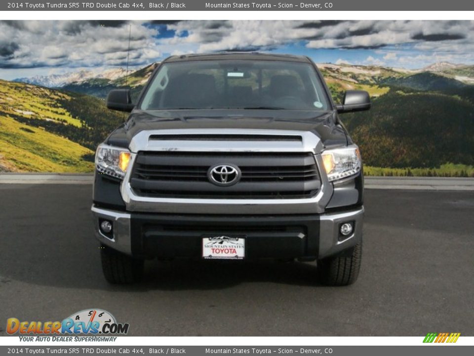 2014 Toyota Tundra SR5 TRD Double Cab 4x4 Black / Black Photo #2