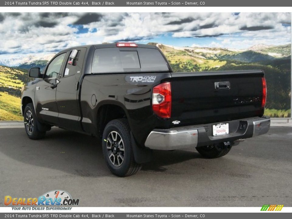 2014 Toyota Tundra SR5 TRD Double Cab 4x4 Black / Black Photo #3
