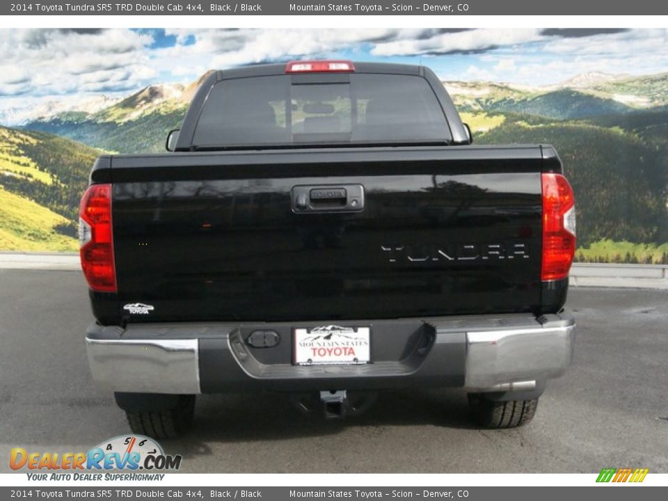 2014 Toyota Tundra SR5 TRD Double Cab 4x4 Black / Black Photo #4