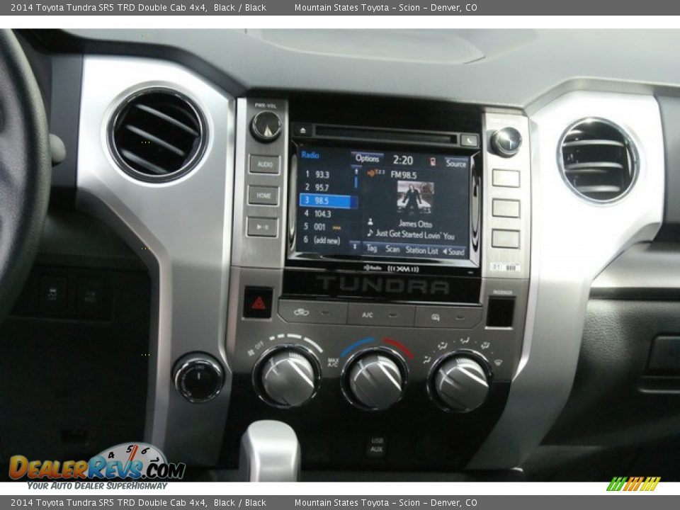 2014 Toyota Tundra SR5 TRD Double Cab 4x4 Black / Black Photo #6