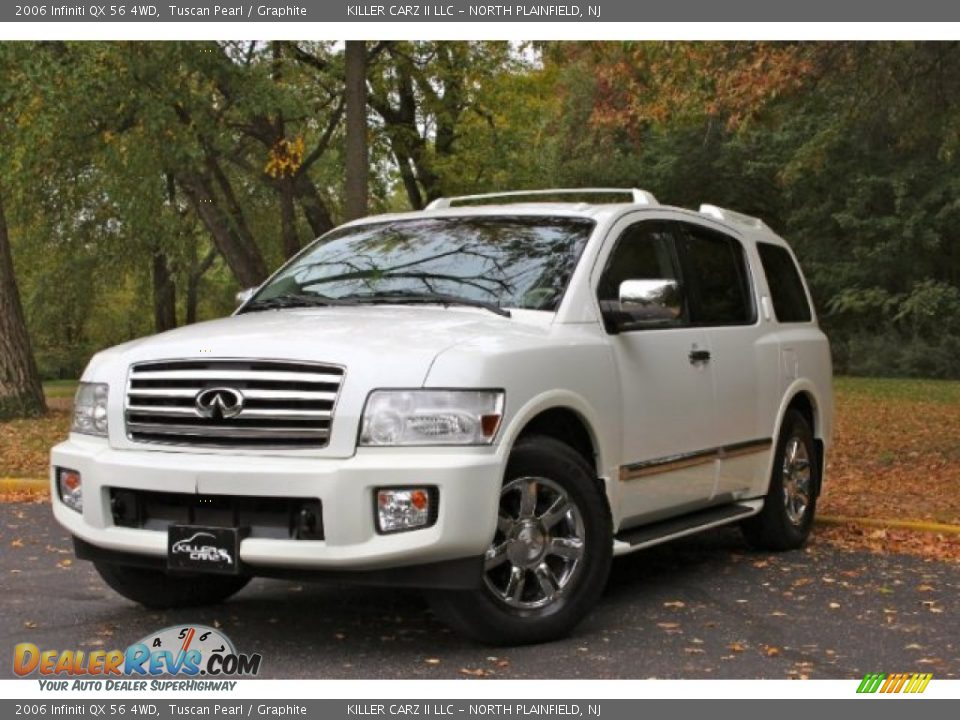 2006 Infiniti QX 56 4WD Tuscan Pearl / Graphite Photo #3