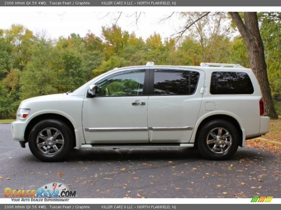 2006 Infiniti QX 56 4WD Tuscan Pearl / Graphite Photo #4