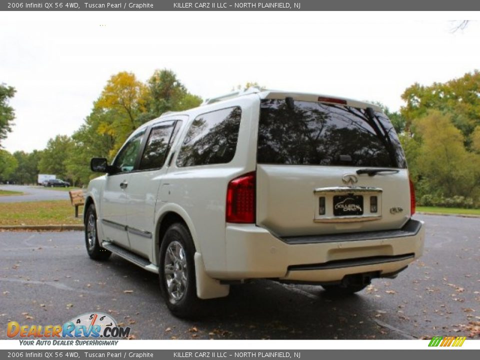 2006 Infiniti QX 56 4WD Tuscan Pearl / Graphite Photo #5