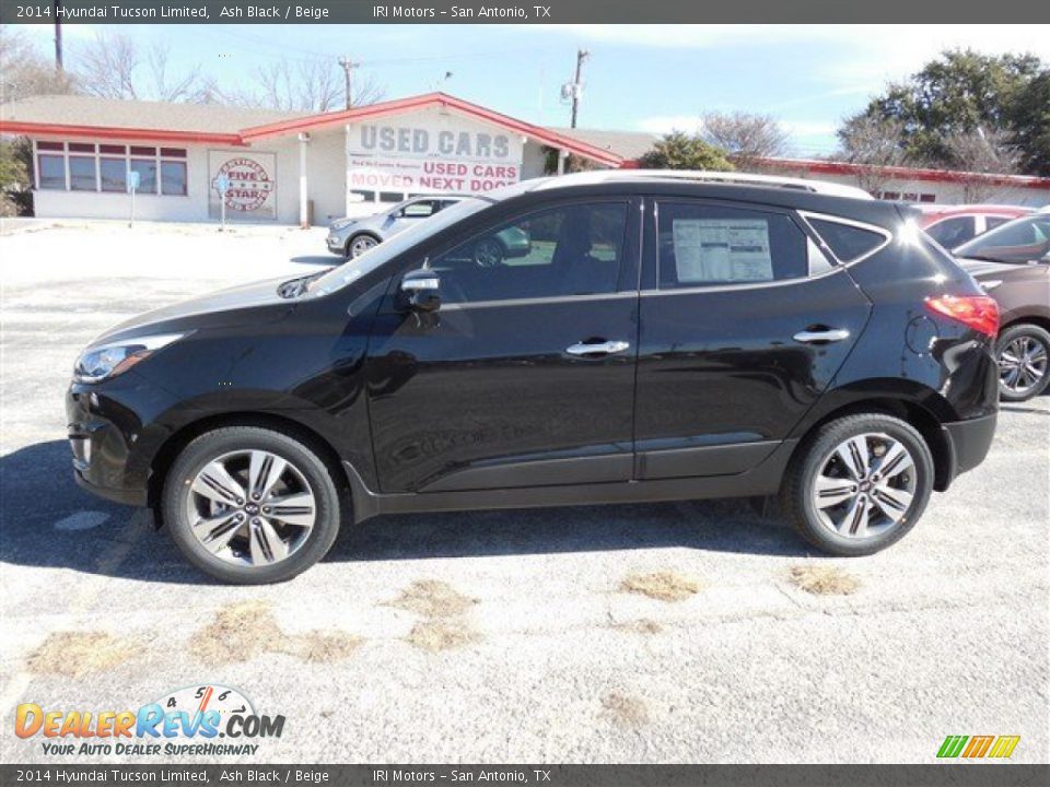 2014 Hyundai Tucson Limited Ash Black / Beige Photo #3