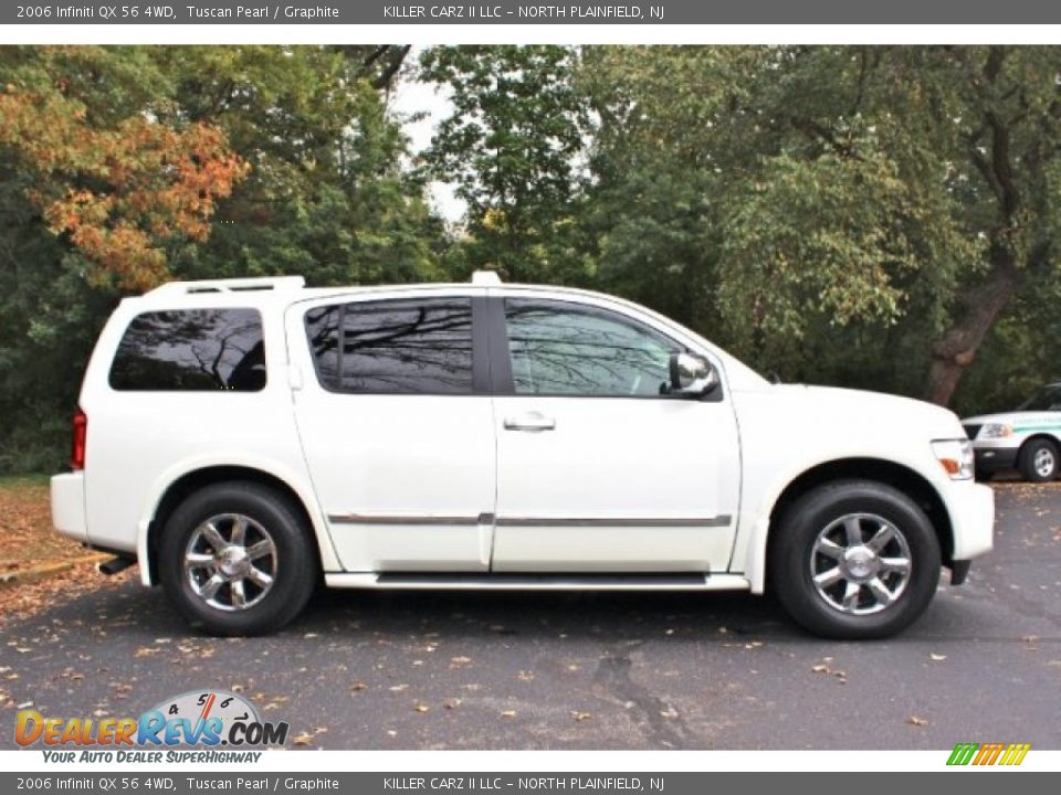2006 Infiniti QX 56 4WD Tuscan Pearl / Graphite Photo #8