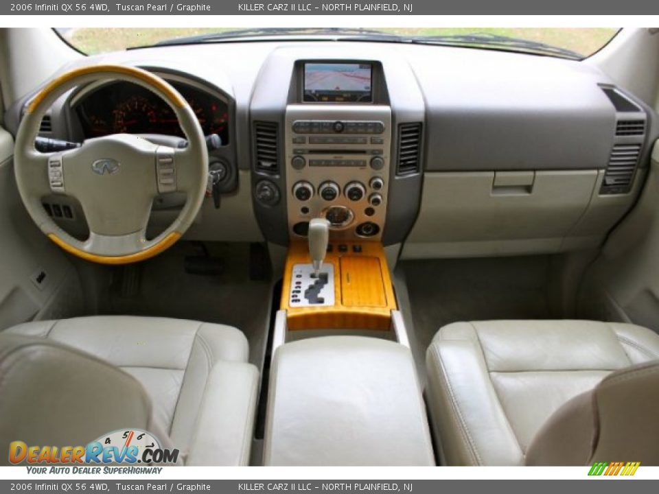 2006 Infiniti QX 56 4WD Tuscan Pearl / Graphite Photo #9