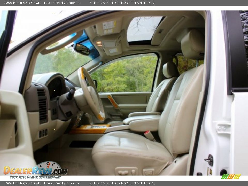 2006 Infiniti QX 56 4WD Tuscan Pearl / Graphite Photo #13
