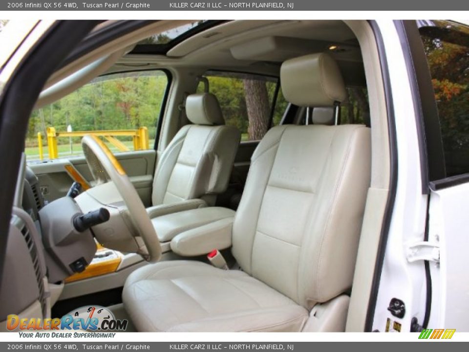 2006 Infiniti QX 56 4WD Tuscan Pearl / Graphite Photo #15