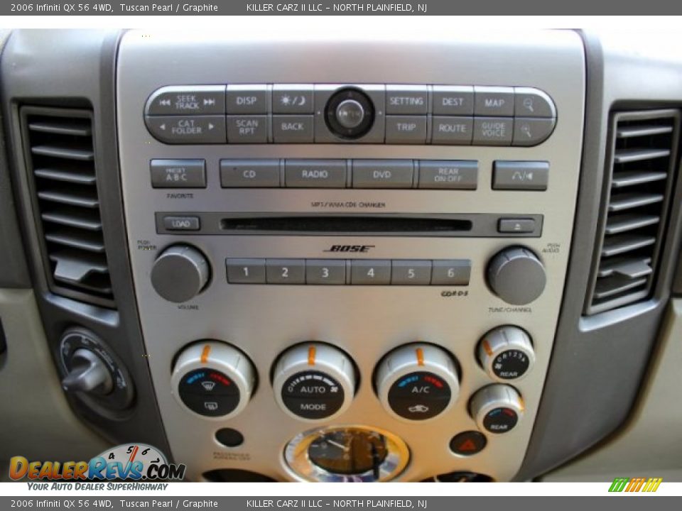 2006 Infiniti QX 56 4WD Tuscan Pearl / Graphite Photo #18