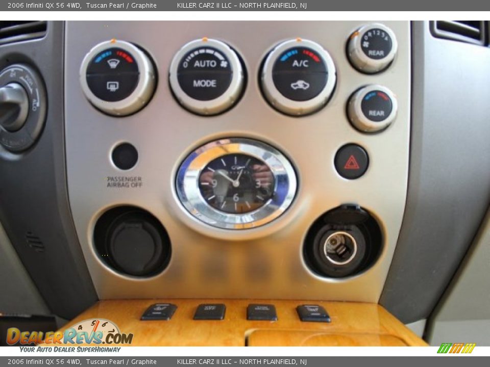 2006 Infiniti QX 56 4WD Tuscan Pearl / Graphite Photo #19
