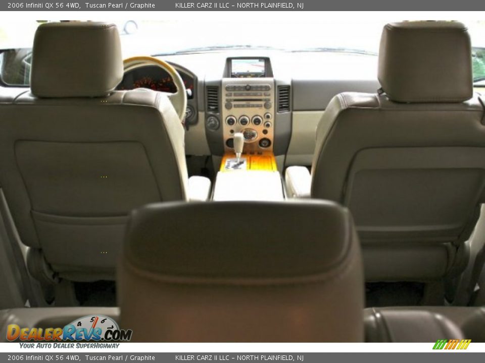 2006 Infiniti QX 56 4WD Tuscan Pearl / Graphite Photo #26