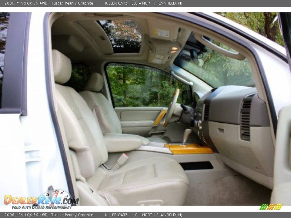 2006 Infiniti QX 56 4WD Tuscan Pearl / Graphite Photo #29