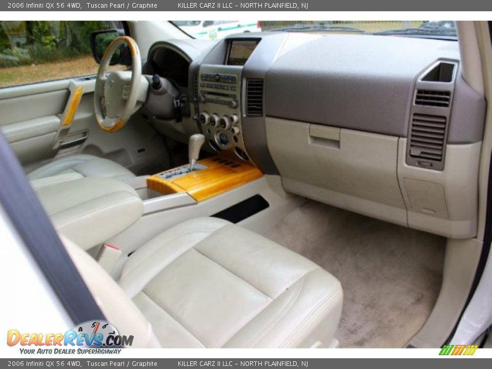 2006 Infiniti QX 56 4WD Tuscan Pearl / Graphite Photo #30