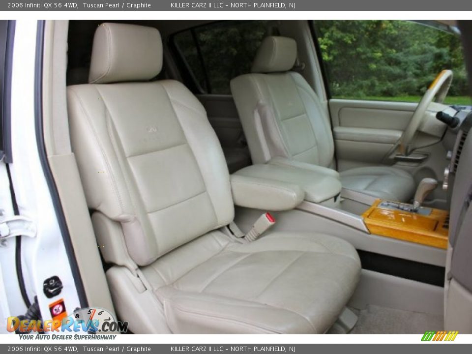 2006 Infiniti QX 56 4WD Tuscan Pearl / Graphite Photo #31