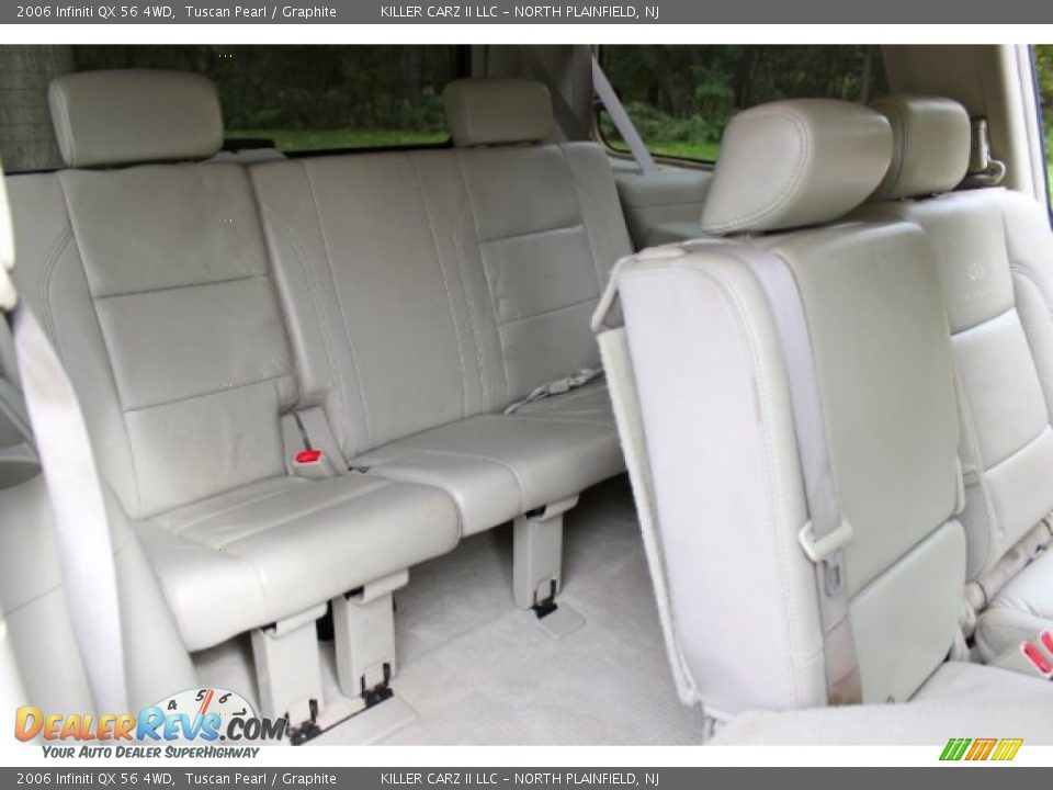 2006 Infiniti QX 56 4WD Tuscan Pearl / Graphite Photo #35